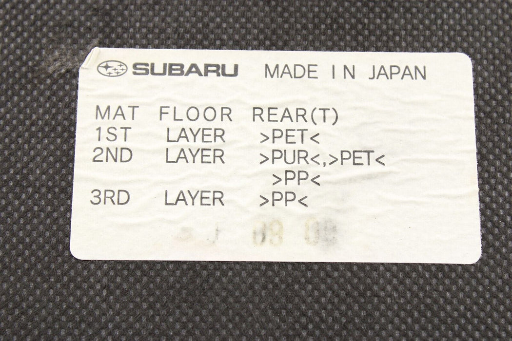 2008-2014 Subaru Impreza WRX STI Trunk Spare Tire Carpet Cover Mat OEM 08-14