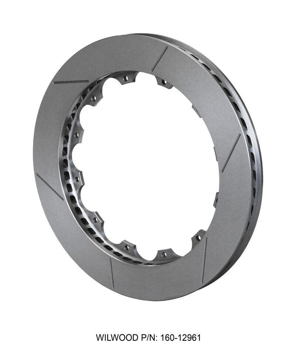 Wilwood 160-12961 Brake Rotor GT Series Slotted Carbon Silver Cadmium Plated