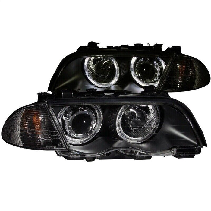 Anzo 121261 Projector Headlight Set with Halo - Clear Lens, Black Housing