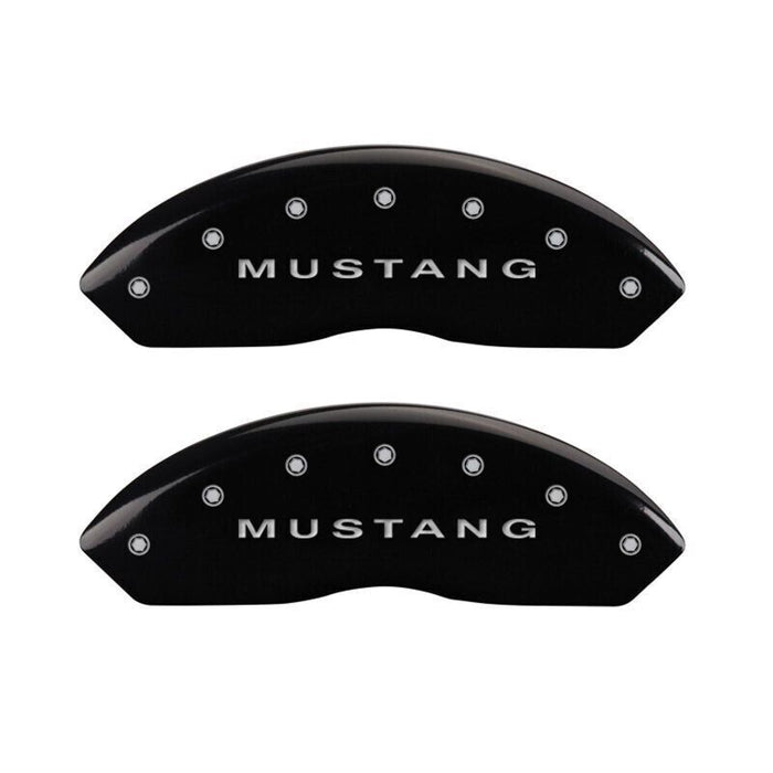 MGP 10197SMG2BK Gloss Black Caliper Covers For 06-09 Ford Mustang