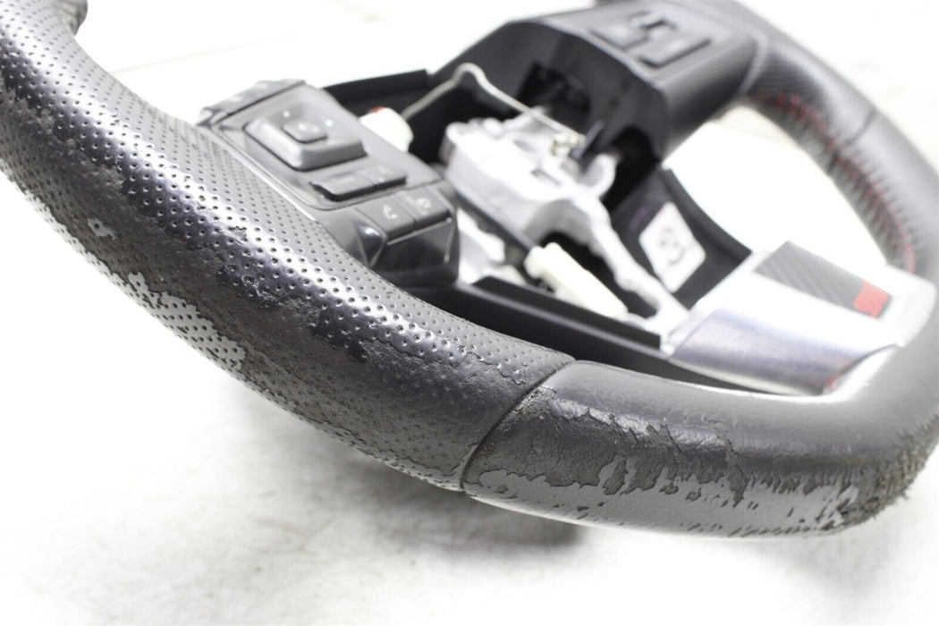 2015-2021 Subaru WRX STI Red Stitched Steering Wheel Assembly Factory OEM 15-21