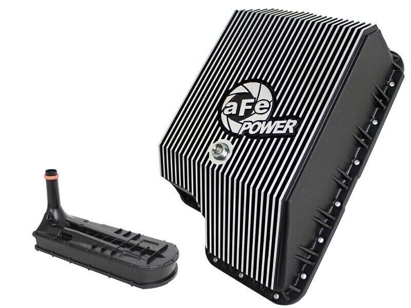 Afe 46-70122-1 Machined Finish Transmission Pan for Ford SuperDuty V8