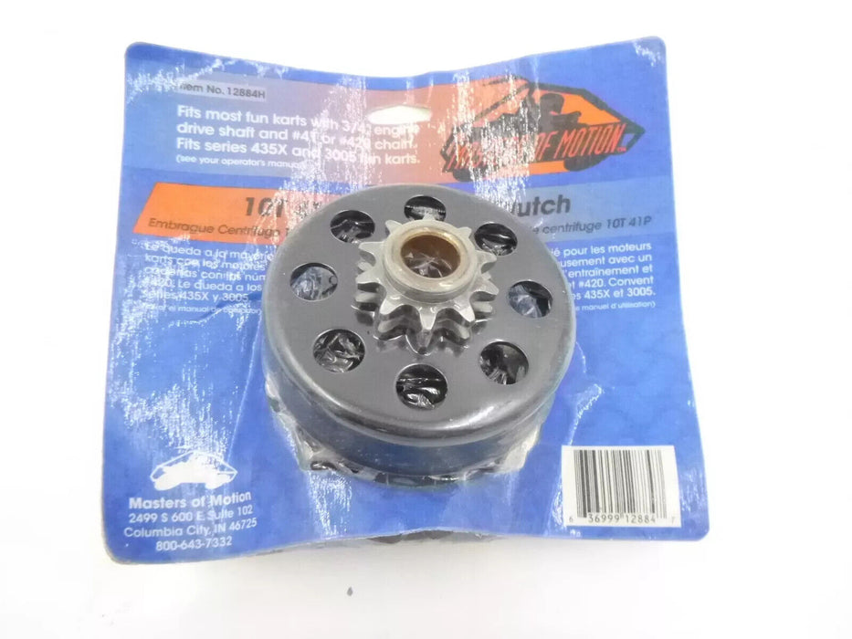 Masters Of Motion 12884H 10T 41P Centrifugal Clutch For 3/4" Engine Drive Shaft