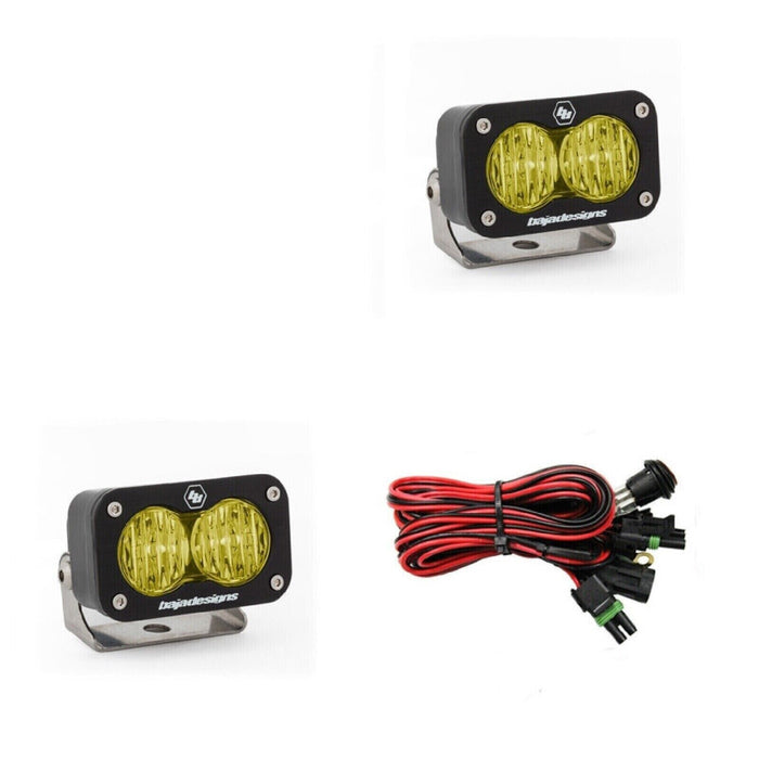 Baja Designs 547815 Pair of Universal S2 Sport Black LED Auxiliary Light Pod