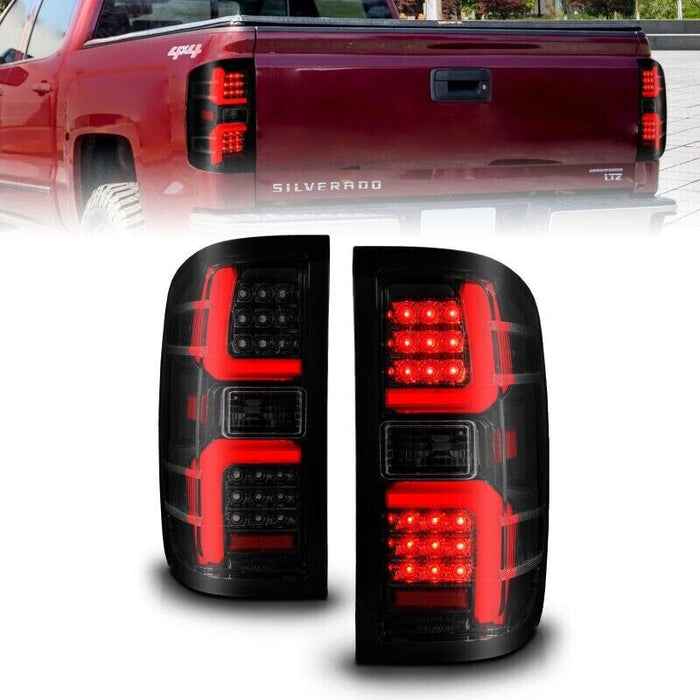 ANZO 311451 HD HD LED Taillight W/Sequential for 14-19 Chevrolet Silverado 2500