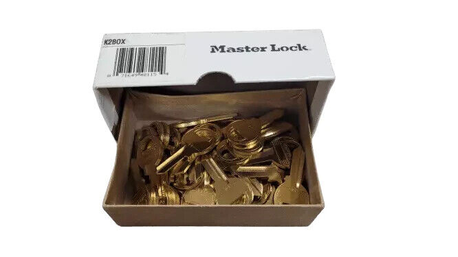 50-PACK Master Lock K2BOX Specially Master Key Blank