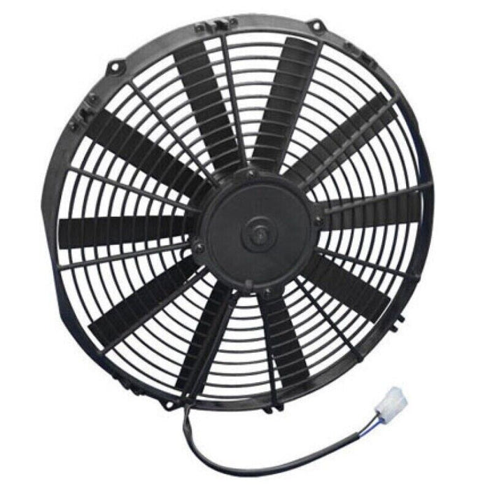 Spal Cooling Fan 30101510; Medium Profile Straight Blade 14" Electric, Pusher