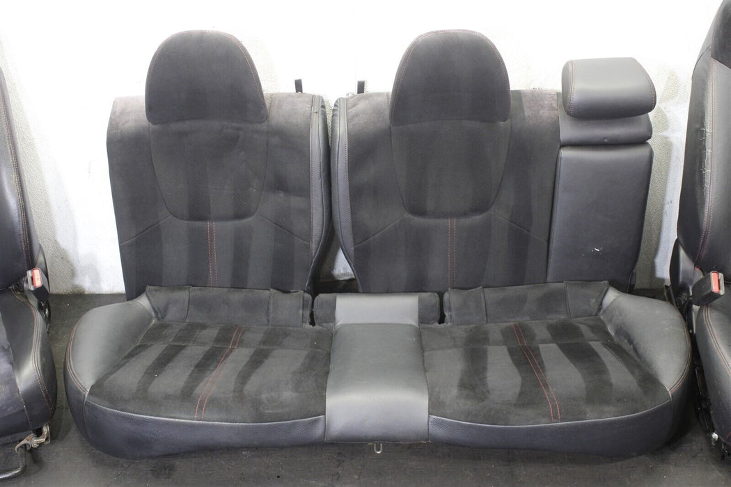 2012 Subaru WRX STI Front And Rear Black Seat Set Factory OEM 08-14