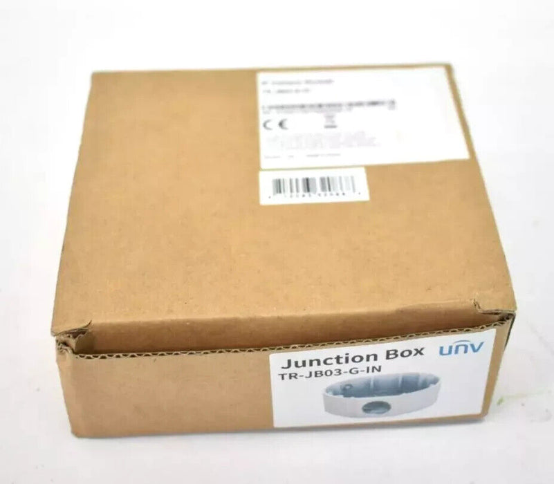 Uniview Fixed Dome Junction Box TR-JB03-G-IN White Aluminum Device Accessory