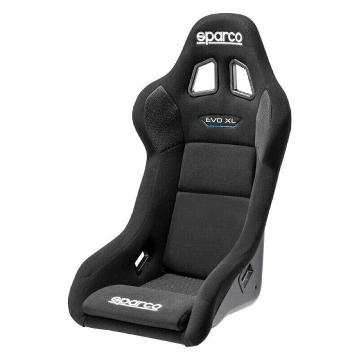 Sparco EVO Extra Large XL QRT Series Fiberglass Racing Seat - Black - 008015RNR