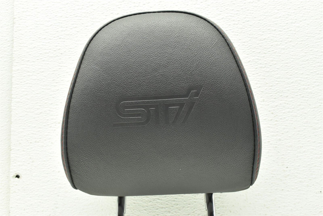 2015-2019 Subaru WRX STI Front Head Rest Assembly Factroy OEM Leather 15-19