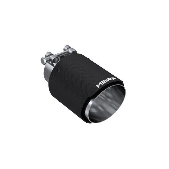 MBRP T5176CF Carbon Fiber Exhaust Tip - 2.5" Inlet, 4" Outlet, 6.5" Length