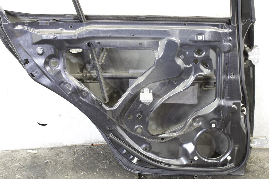 2017 Subaru WRX STI Driver Rear Left Door Assembly Dark Grey Metallic 15-19