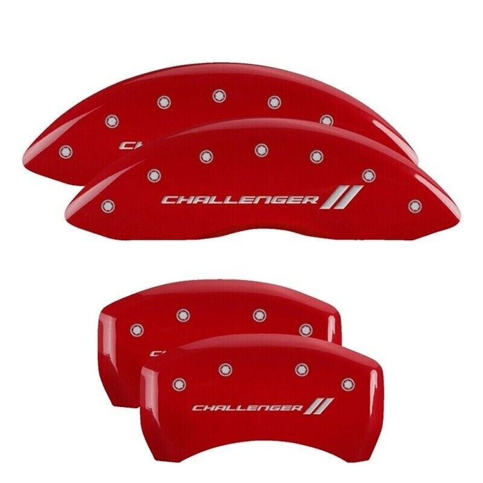 MGP Red Aluminum Caliper Covers For 2011-2020 Dodge Charger SXT & Challenger R/T