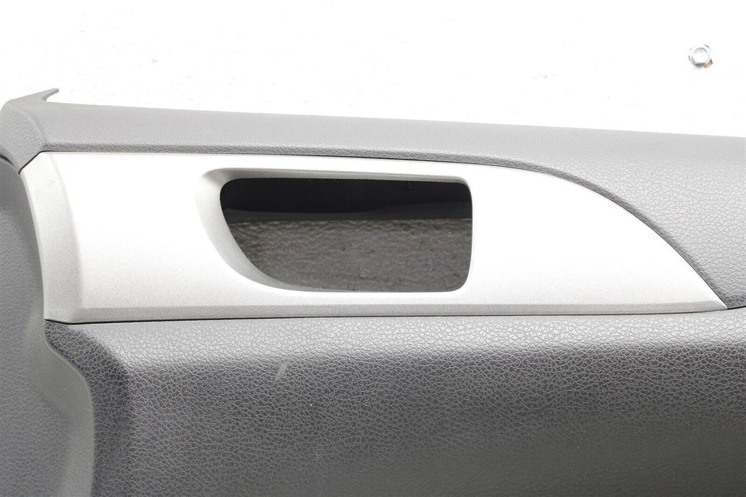 2008-2014 Subaru WRX STI Passenger Front Right Door Panel Card Cover Suede 08-14