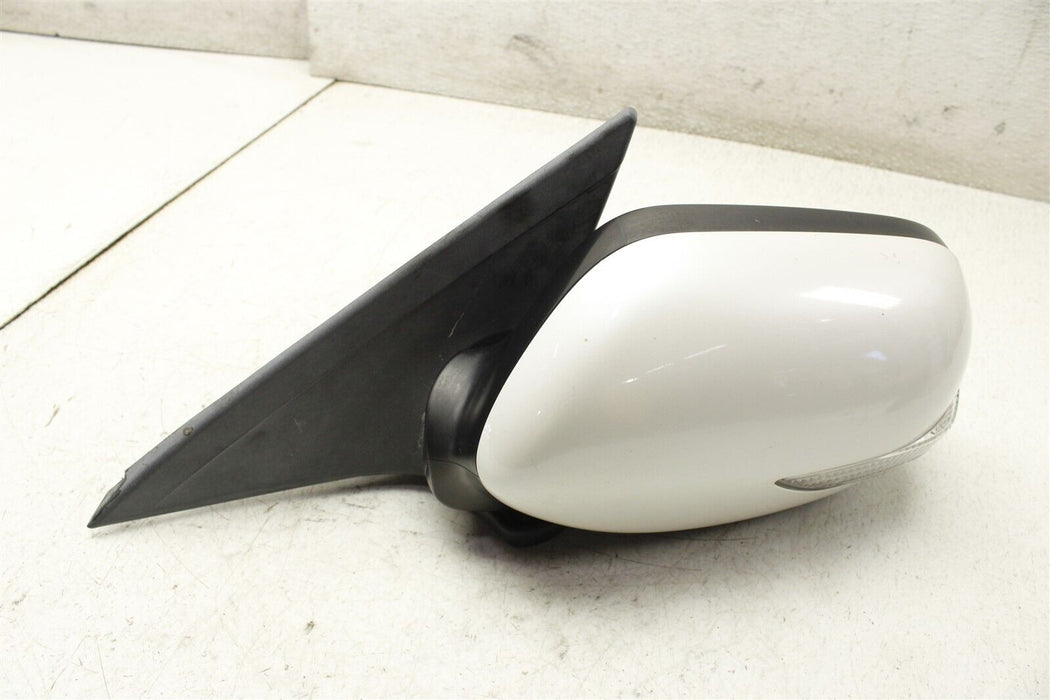 2009 Subaru WRX STI Driver Left Mirror Assembly White Factory OEM 08-14