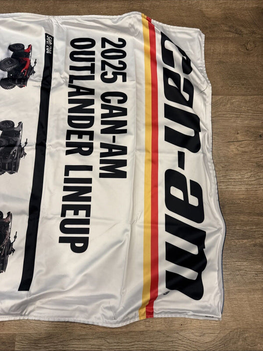 Can-Am Outlander Lineup Off-Road Advertising Sign - Cloth Banner