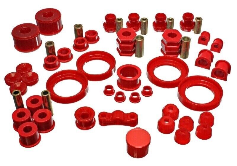 Energy Suspension 16.18109R Red Master Bushing Set For 99-00 Honda