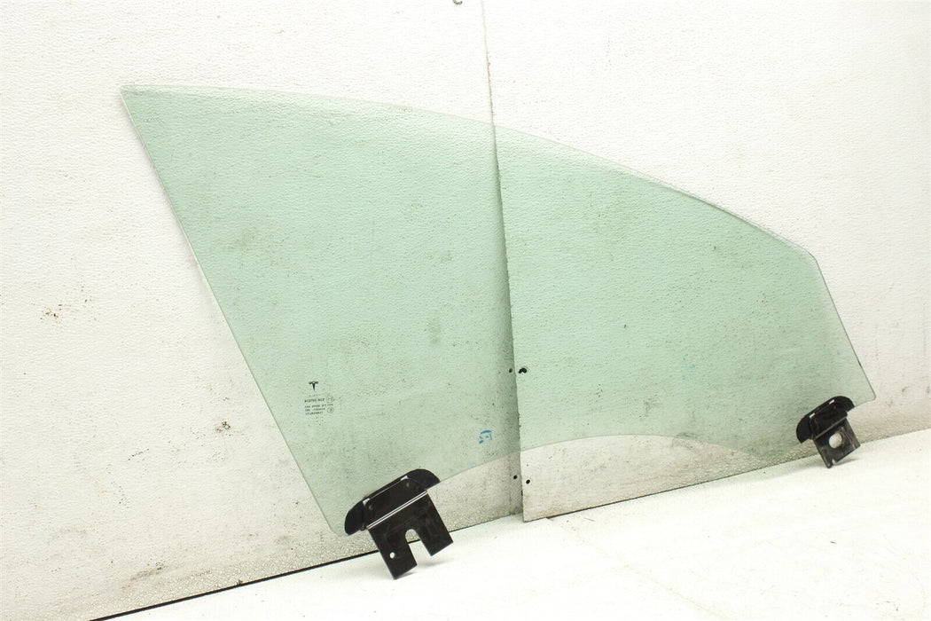 2013 Tesla Model S Driver Front Left Door Window Glass Assembly OEM 12-20