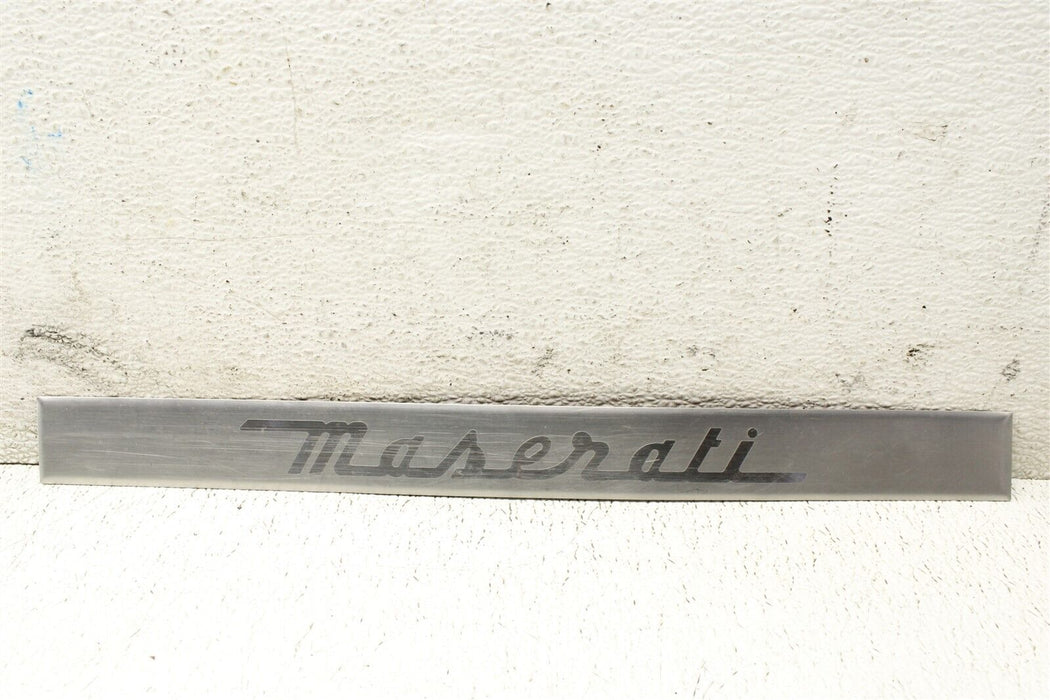 2015 Maserati Ghibli Lower Door Sill Trim Cover Assembly Factory OEM 14-19