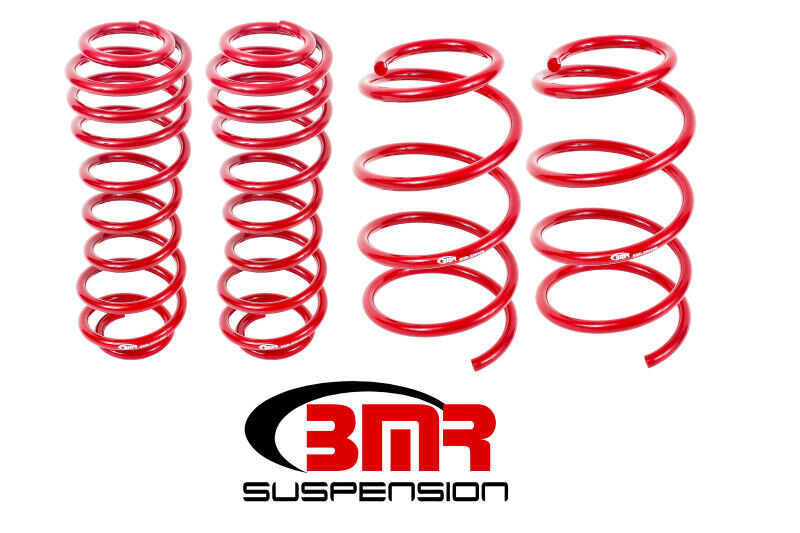 BMR Suspension SP068R Lowering Springs Set Of 4 1.5" Drop Drag For Mustang