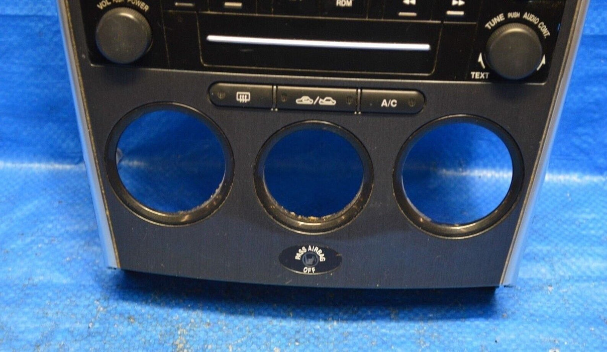 06 07 Mazdaspeed6 Radio Stereo Bezel Trim Surround 2006 2007