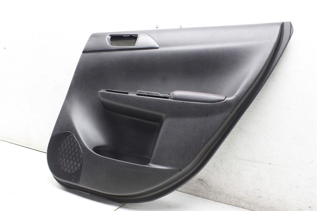 2011 Subaru WRX STI Passenger Rear Right Door Panel Cover Assembly OEM 08-14