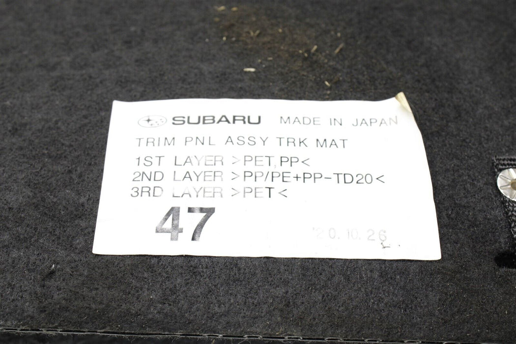 2015-2019 Subaru WRX STI Trunk Spare Tire Floor Carpet Liner Cover OEM 15-19