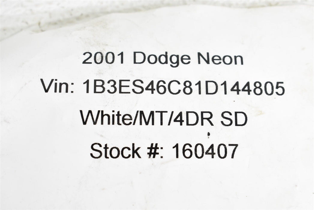 2000-2005 Dodge Neon Left Interior Mirror Cover Trim Panel LH 00-05