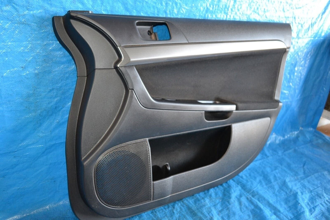 08-14 Mitsubishi Lancer Evolution X Front Passenger Right Door Panel 2008-2014