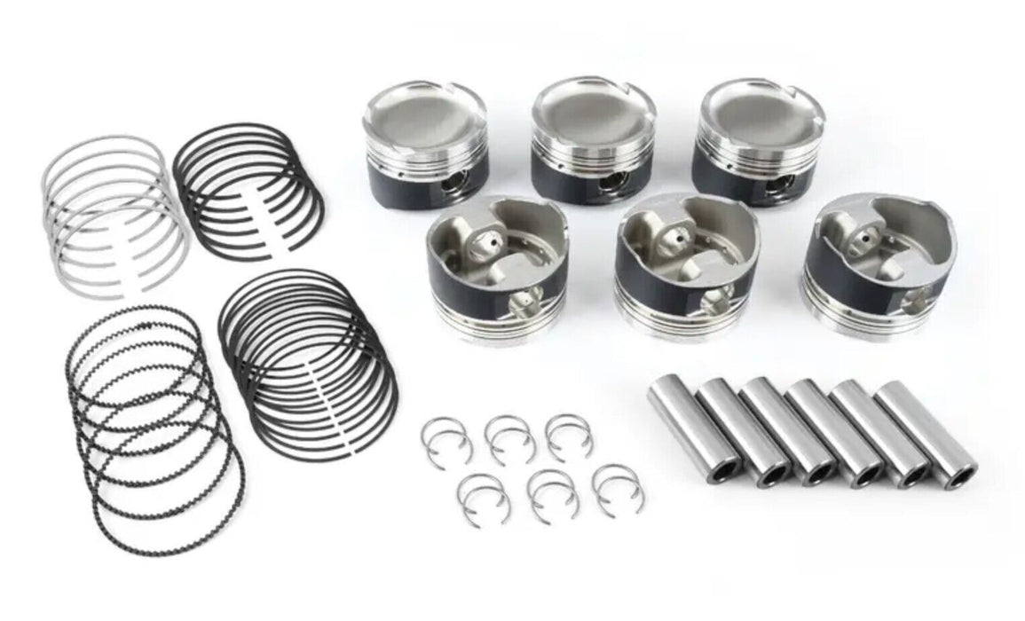 Wiseco Piston Kit 84.00mm Bore, -23 Dome Dish fits BMW M52B28 2.8L 24V Turbo