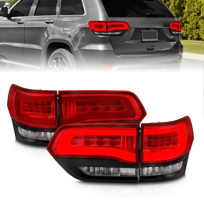 Anzo USA 311268 Tail Light Assembly Fits 14-17 Grand Cherokee (WK2)