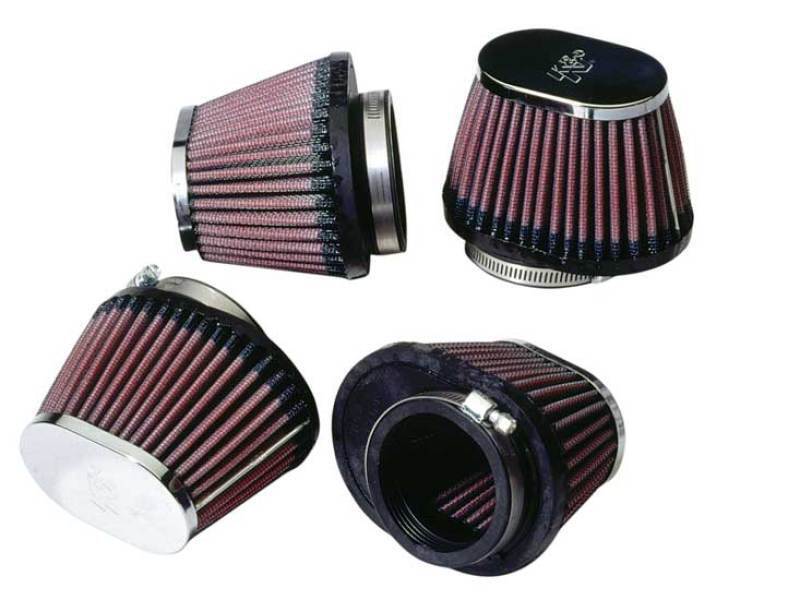 K&N RC-0984 Set of 4 Universal Clamp-On Air Filters for 82-99 Kawasaki KZ1000C/P