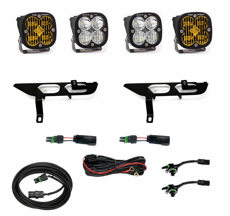 Baja Designs Fog Light Kit SAE Amber/Pro DC, Up For 2021-2022 Ford F150 w/ DRL