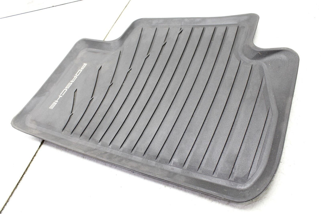 2015 Porsche Macan S Driver Rear Left Floor Mat Assembly All Weather OEM 15-21