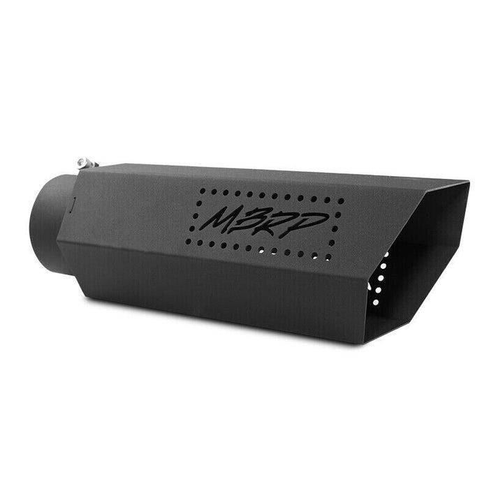 MBRP T5165BLK Black Coated 5" Hexagonal SS Exhaust Tip w/ 4" Inlet & 16" Length