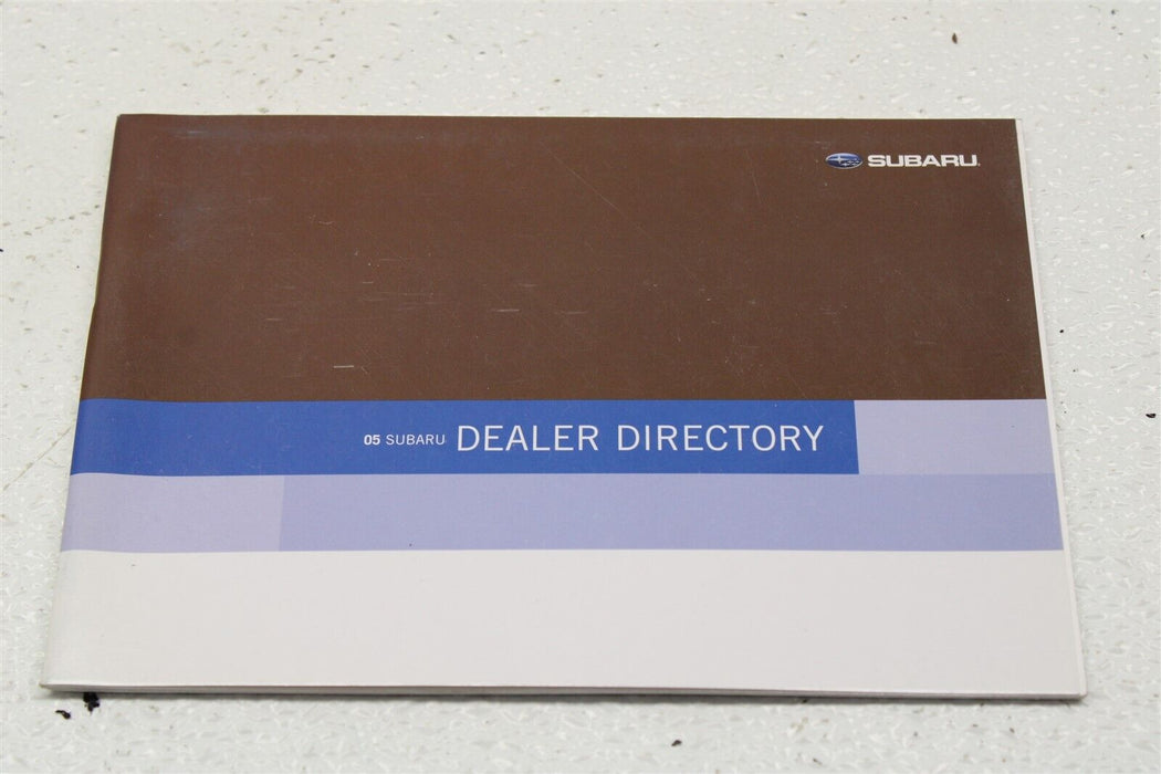 2006 Subaru Legacy GT Owners Manual Booklet Assembly Factory OEM 06