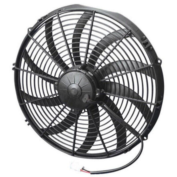 SPAL 30102049 16" High Performance Puller Fan with Curved Blades, 12V