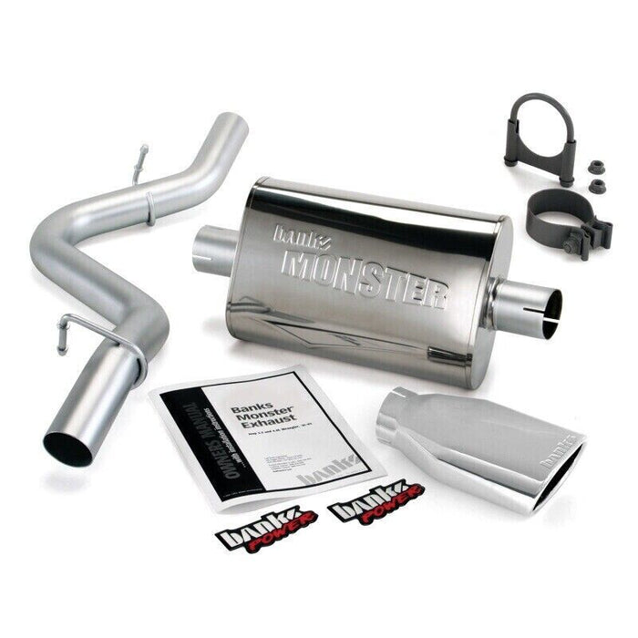 Banks Power 51312 Monster Exhaust System Fits 97-99 Jeep 2.5/4.0L Wrangler