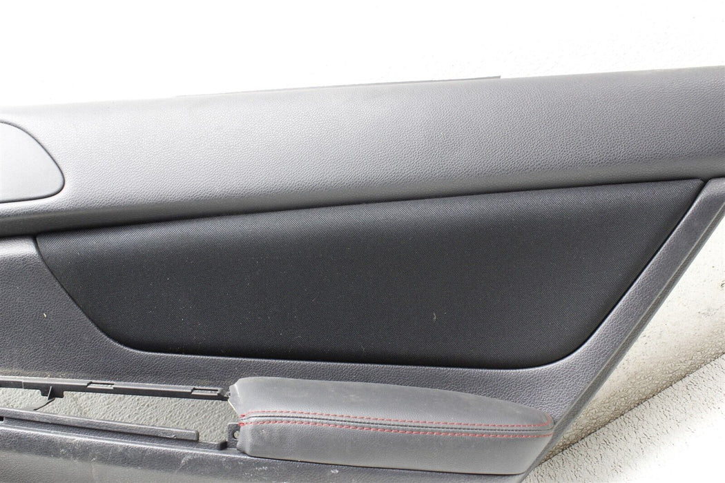 2016 Subaru WRX Passenger Rear Right Door Panel Cover Trim Assembly OEM 15-21