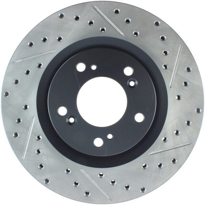 StopTech 127.40048L Sport Drilled & Slotted Front Left Disc Brake Rotor