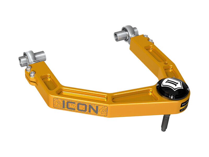 ICON Fits 2024 Toyota Tacoma Billet Upper Control Arm W/ Delta Joint Pro - Gold