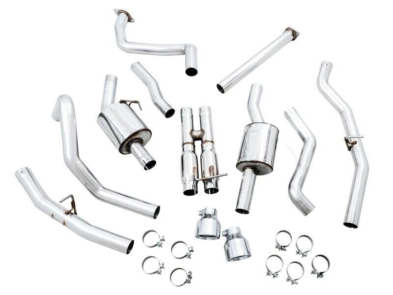 AWE 3015-32004 0FG Catback Exhaust System Kit For RAM TRX - Chrome Silver Tips