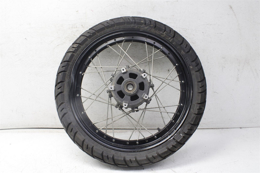 2013 Yamaha Super Tenere XT1200Z Front Wheel Rim Tire Combo BENT