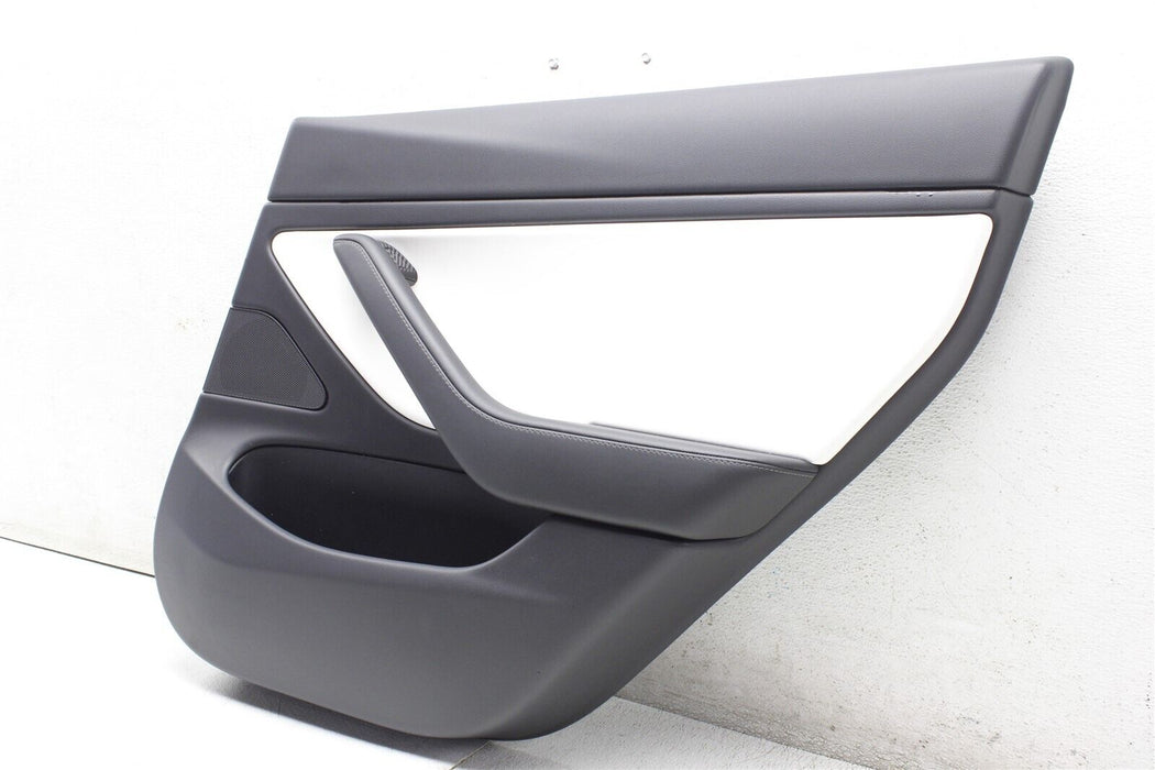 2020 Tesla Model 3 Passenger Rear Right White Door Panel Cover Trim OEM 17-20