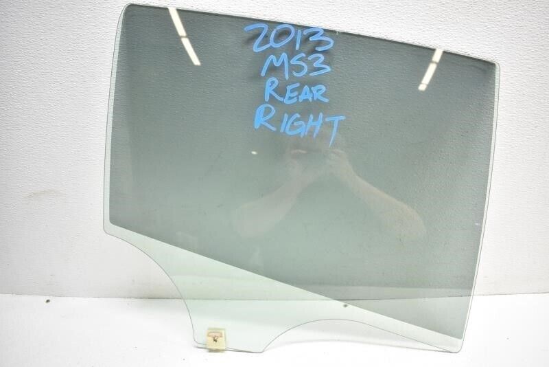 10-13 Mazdaspeed3 Door Glass Rear Right Passenger RH MS3 Mazda Speed 3 2010-2013