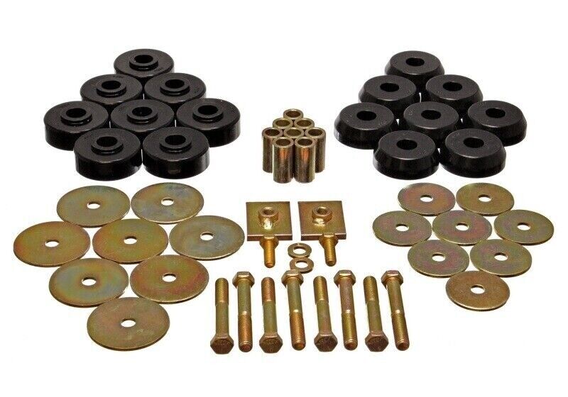 Energy Suspension Body Mounts Set Black For Chevy Biscayne 1961-1964