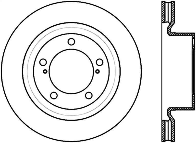 StopTech 126.44156CSR Sport Cryo-Treated Slotted Disc Brake Rotor