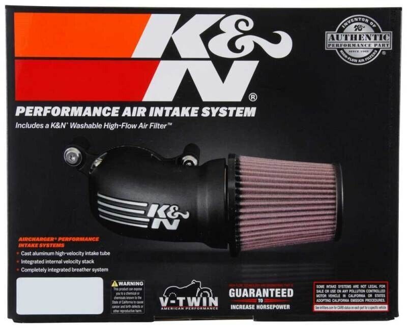 K&N 57-1134 Performance Air Intake System Fits 08-17 Harley Davidson