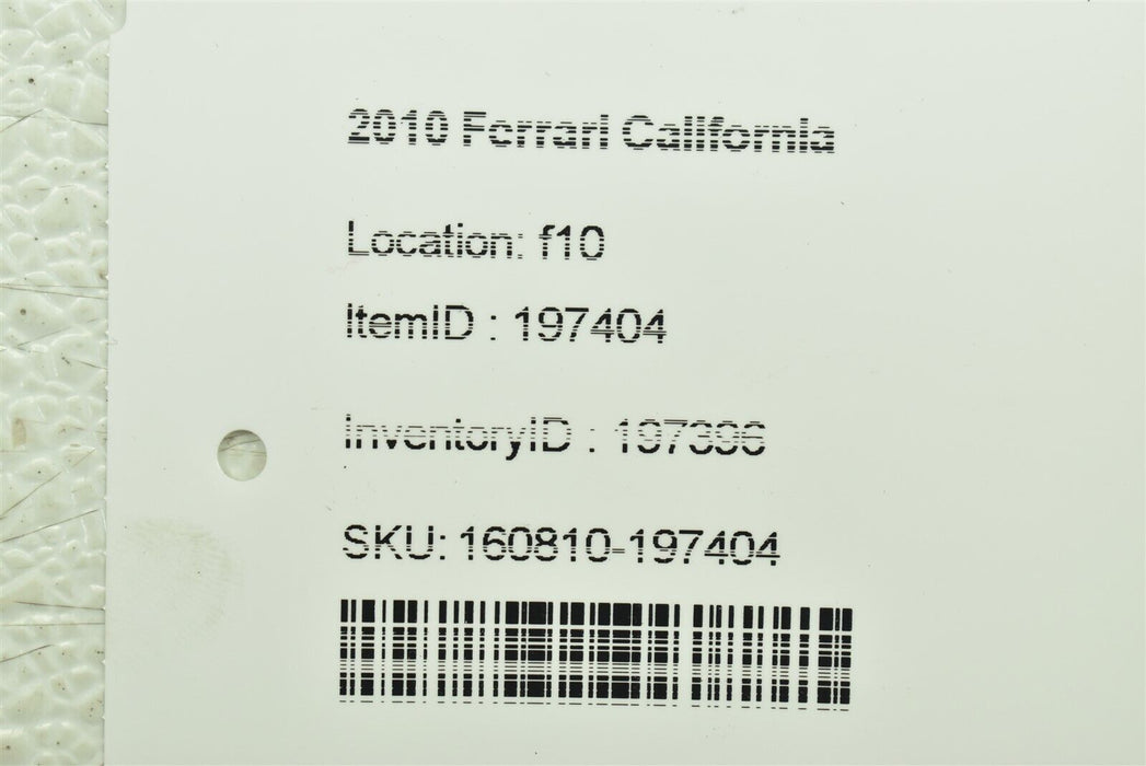 2010 Ferrari California Hinge Cable Harness Wiring 255717